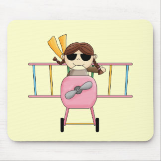 Mousepad T-shirt e presentes piloto da menina