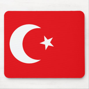 Mousepad T-shirt e presentes turcos da bandeira
