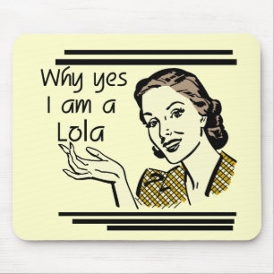 Mousepad T-shirt retros e presentes de Lola