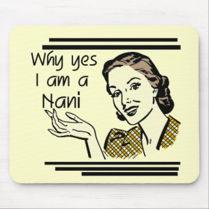 Mousepad T-shirt retros e presentes de Nani