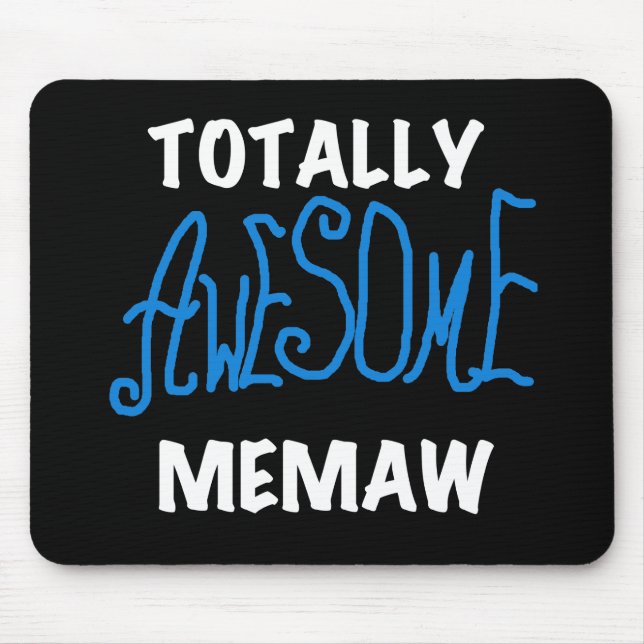 Mousepad T-shirt totalmente impressionantes do azul de (Frente)