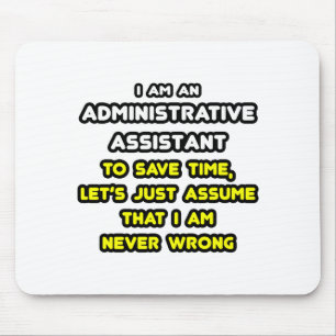 Mousepad T-Shirts do Assistente Administrativo Engraçado