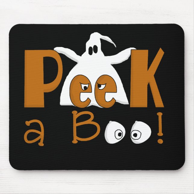 Mousepad T-shirts e presentes de Boo Halloween (Frente)