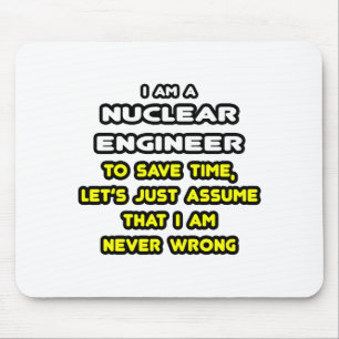 Mousepad T-Shirts e presentes de Engenheiro nuclear engraça