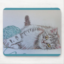Mousepad Tabby Cat Draal cats Computador Mouse Mat Pad