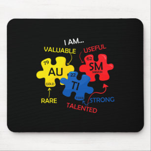 Mousepad Tabela Periódica de Elementos de Quebra-Cabeça de
