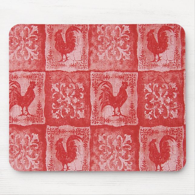 Mousepad Tablecloth francês da cozinha das avós do país (Frente)