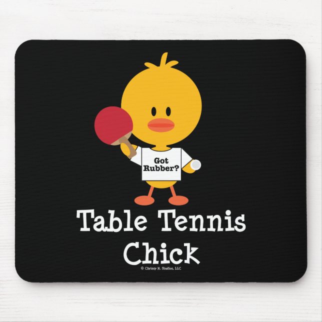 Mousepad TableTennisChick (Frente)