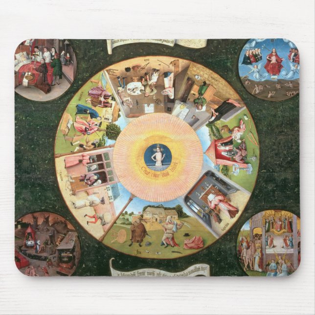 Mousepad Tabletop dos sete pecados mortais (Frente)