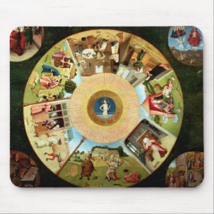 Mousepad Tabletop dos sete pecados mortais