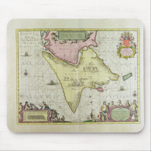 Mousepad Tabula Magellanica, Quatierrae del Fuego, placa 18