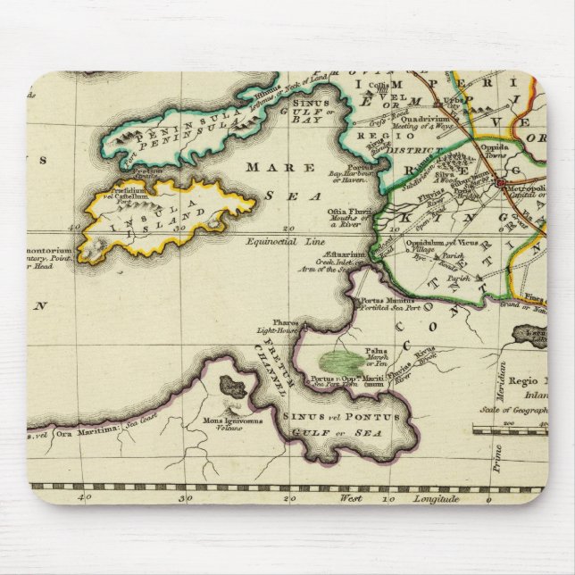 Mousepad Tabularum geographicarum (Frente)