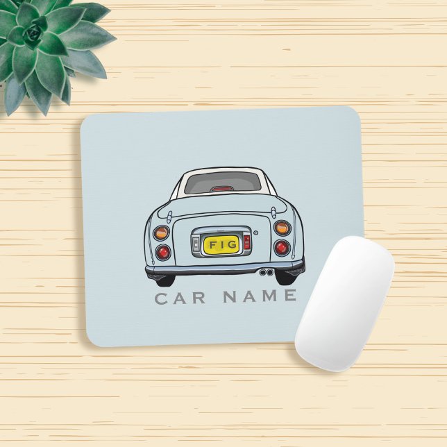 Mousepad Tabuleiro de Rato Aqua Figaro Pálido (Love pale aqua figaros and need a mouse mat? Add your name to this one!)