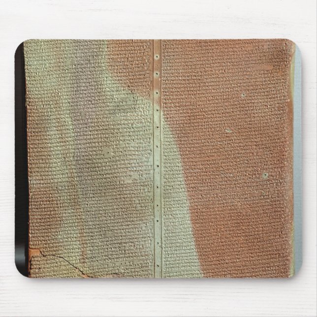 Mousepad Tabuleta com a história do rei Sargon II (Frente)