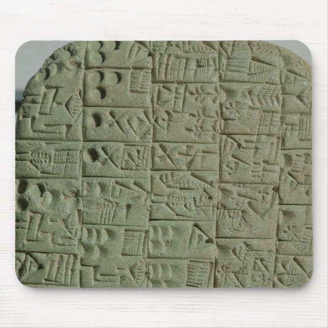 Mousepad Tabuleta com roteiro cuneiform (Frente)