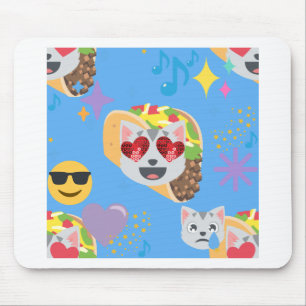 Mousepad taco cat emoji