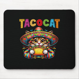 Mousepad Taco Cat Para Mulheres E Crianças - Tacocat Cinco