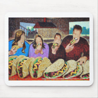 Mousepad Taco terça-feira do zombi