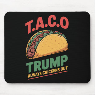 Mousepad Taco Trump Sempre Desiste Galhofa do Taco 