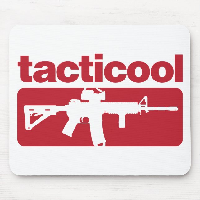 Mousepad Tacticool - vermelho (Frente)