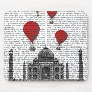 Mousepad Taj Mahal e Red Hot Air Balloons
