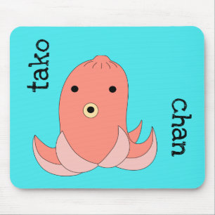 Mousepad Tako chan