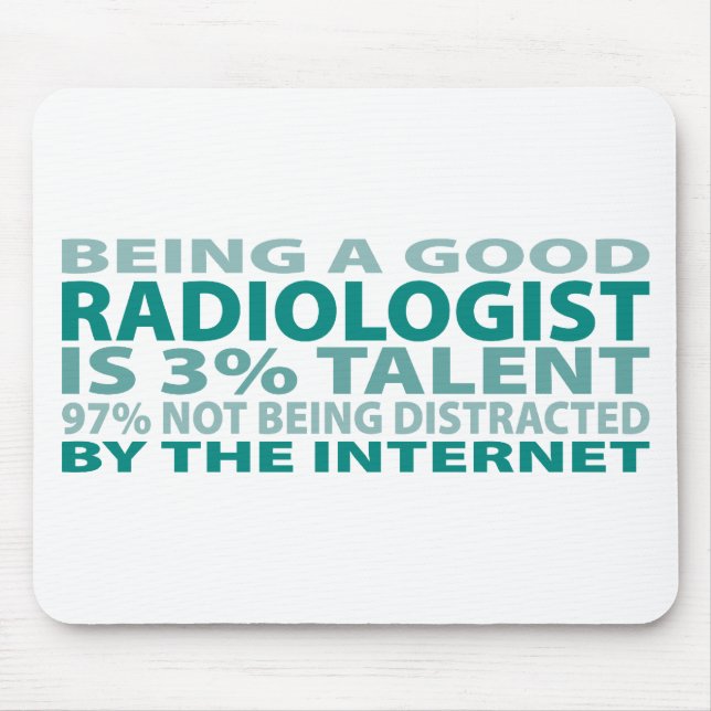 Mousepad Talento do radiologista 3% (Frente)