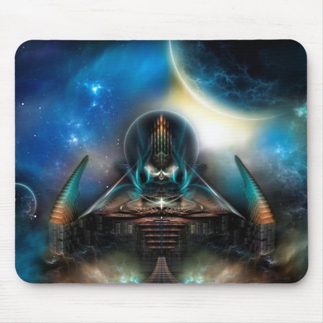 Mousepad Tamalin 5 Science Fictal Fractal Trabalho de arte (Frente)