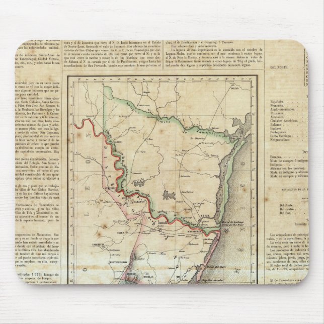 Mousepad Tamaulipas, México (Frente)