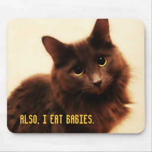 Mousepad Também, eu como bebês