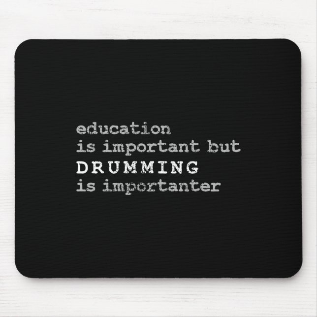 Mousepad Tambores Marchando Banda Drummer Educação (Frente)