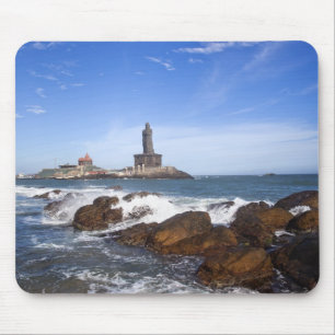 Mousepad Tamil Nadu da estátua de Thiruvalluvar do santo