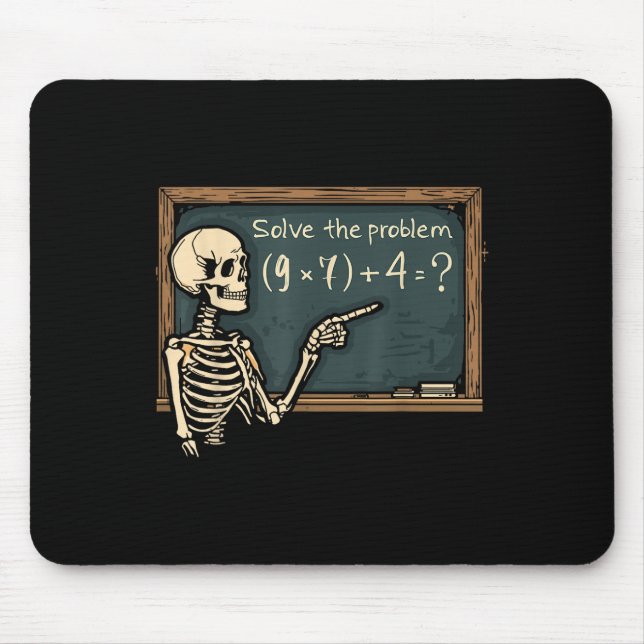 Mousepad Tampa 67 Meme Piada Brainrot Dia das Bruxas Esquel (Frente)