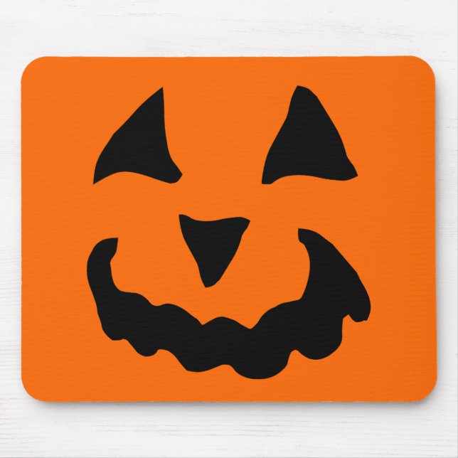 Mousepad Tampa de Mouse Abóbora de Halloween (Frente)