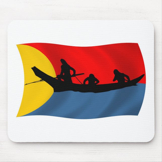 Mousepad Tampa de Mouse da Tribo Clatsop (Frente)