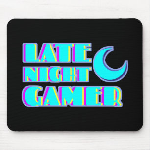 Mousepad Tampa de Mouse Gamer Neon Glitch Configuração de