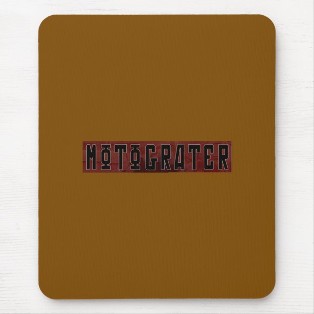 Mousepad Tampa de Mouse MOTOGRATER (Frente)