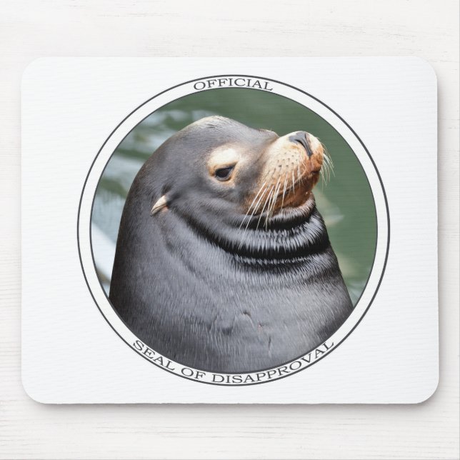 Mousepad Tampa de Mouse Selos de Desaprovação (Frente)