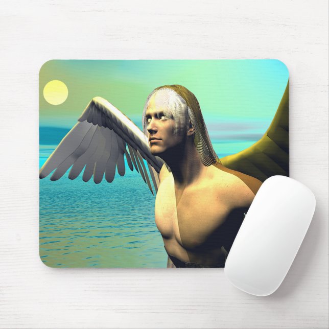 Mousepad Tampa de Rato Ícaro (Com mouse)