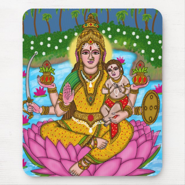 Mousepad Tampa de Rato Mahalakshmi (Frente)