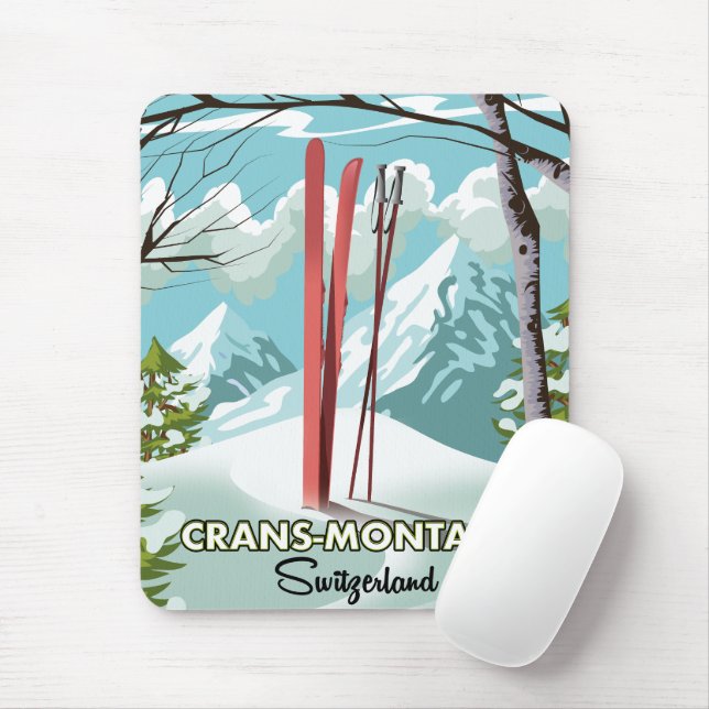 Mousepad Tampa do mouse da Suiça (Com mouse)