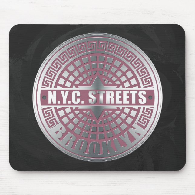 Mousepad Tampas de Bueiro Brooklyn (Frente)