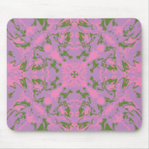 Tampo de Mouse Abstrato Pink Sage