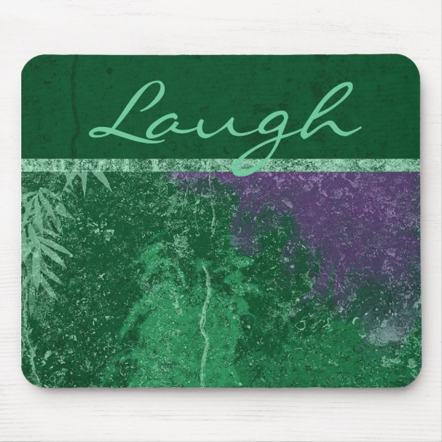 Mousepad Tampo de Mouse Avatar Verde Tóxico "Rir" (Frente)