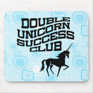 Mousepad Tampo de Mouse Clube de Sucesso Duplo Unicórnio