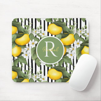 Mousepad Tampo de Mouse com Padrão de Limão Personalizado