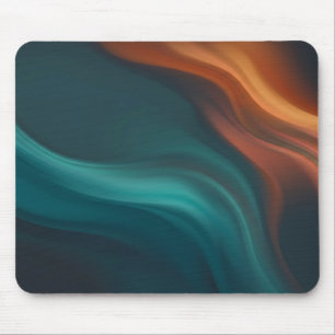 Mousepad Tampo de Mouse Correntes Fluídas Laranja Queimado