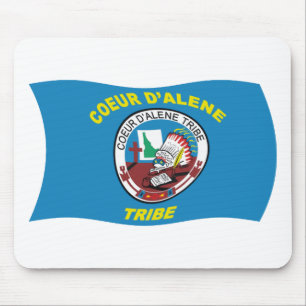 Mousepad Tampo de Mouse da Bandeira de Coeur d'Alene