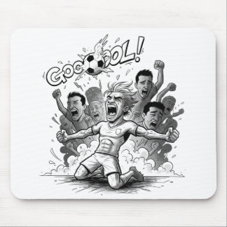 Mousepad Tampo de Mouse de Celebração de Gol de Futebol Ene