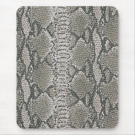 Mousepad Tampo de Mouse de Pele de Cobra Prata